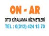  On-ar Rent  A Car Dan Kiralık Araçlar