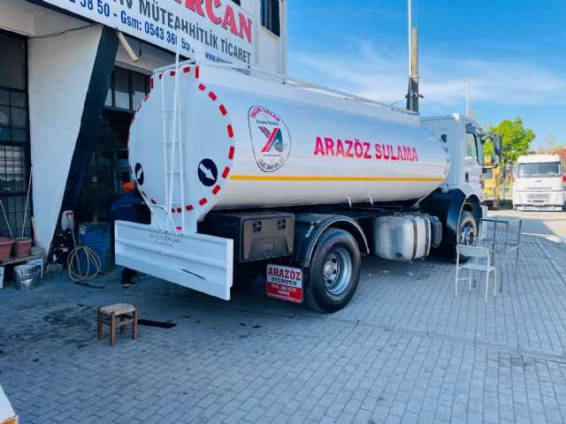 Arazöz Su Tankeri İmalatı Sıfır Tankerler