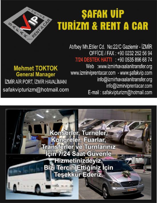  Şafak Vip Turizm &rent A Car