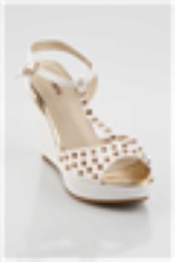  Jumex Dolgu Beyaz Bayan Ayakkabı