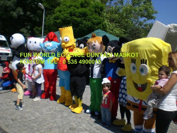  İzmir Maskot Kostüm Kiralama Satılık Kiralık Kostümler