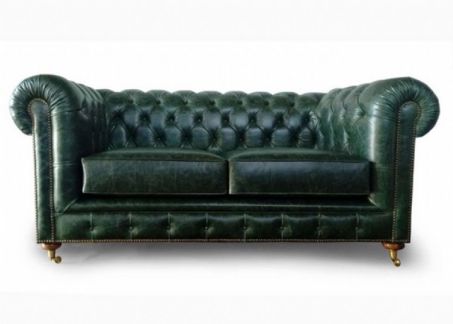 Chestnut Leather Sofa, Hakiki Deri Chester Lüks Kanepe Modeller